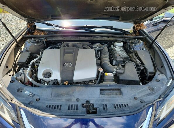58ABZ1B15KU006824 2019 LEXUS ES Blue Вид задньої частини салону
