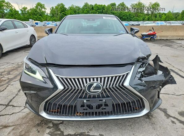 58ABZ1B15KU049513 2019 LEXUS ES Black Դիմացի տեսք