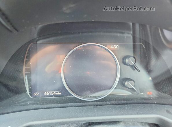 58ABZ1B16KU050797 2019 LEXUS ES White Вид щитка приладів