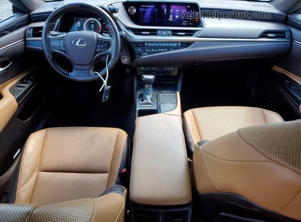 58ABZ1B18KU020524 2019 LEXUS ES Blue Առջևի վահանակի տեսք