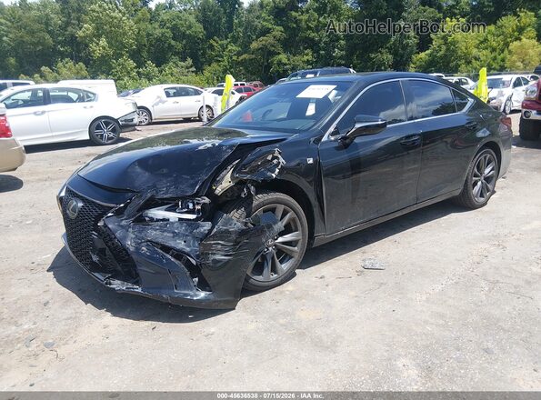 58ABZ1B18KU039204 2019 LEXUS ES 350 Черный Передняя левая четверть