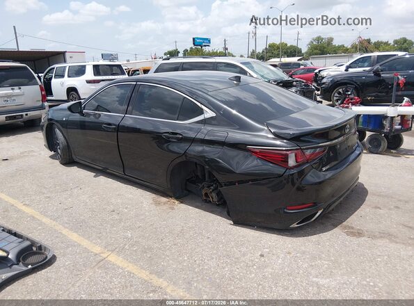 58ABZ1B1XKU049460 2019 LEXUS ES 350 Black Trasero izquierdo