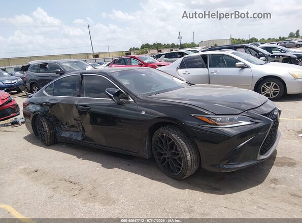 58ABZ1B1XKU049460 2019 LEXUS ES 350 Black Vista interior de 360 grados