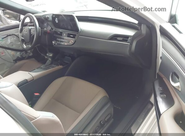 58ACZ1B10NU119086 2022 LEXUS ES 350 White Widok wnętrza z przodu
