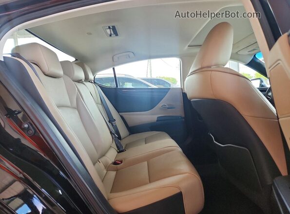 58ACZ1B19LU070774 2020 LEXUS ES Black Вид задніх сидінь