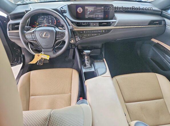 58ACZ1B19LU070774 2020 LEXUS ES Black Вид панелі приладів