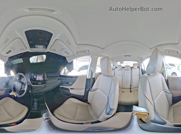58ACZ1B19LU070774 2020 LEXUS ES Black Панорамний вид салону 360°