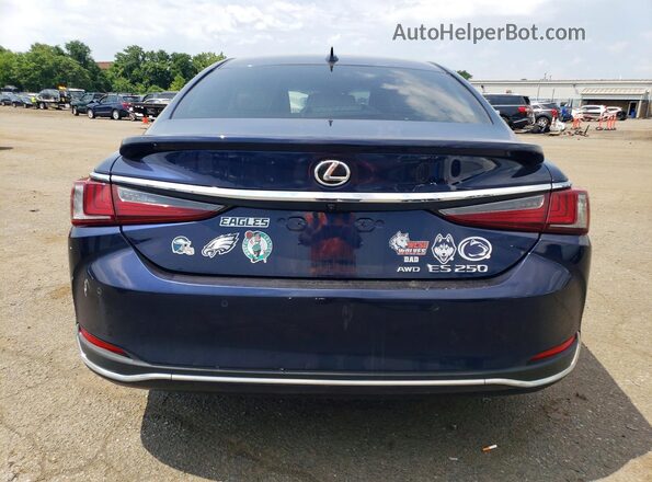 58AD11D10MU007296 2021 LEXUS ES Blue Widok z tyłu