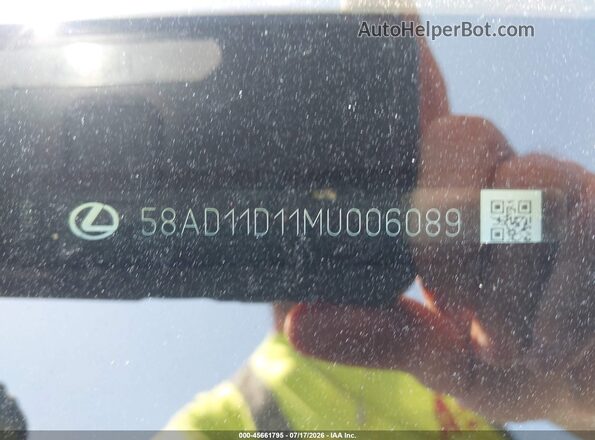 58AD11D11MU006089 2021 LEXUS ES 250 Gray 