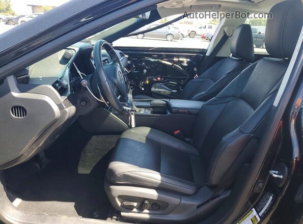 58AD11D12MU004285 2021 LEXUS ES Black Widok wnętrza z przodu