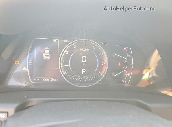 58AD11D14NU009361 2022 LEXUS ES Белый Вид щитка приборов