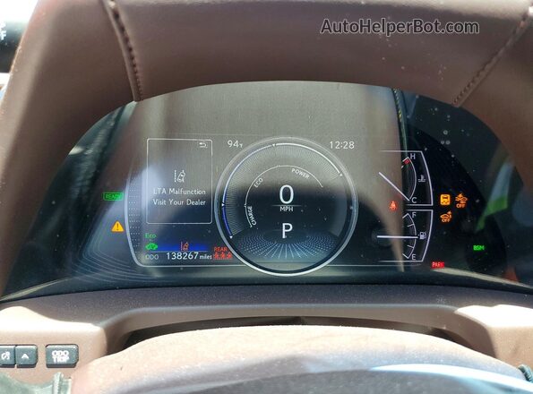 58ADA1C10MU011057 2021 LEXUS ES Blue Instrument cluster view