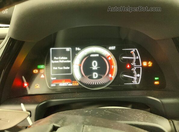 58ADA1C10SU063155 2025 LEXUS ES Белый Вид щитка приборов