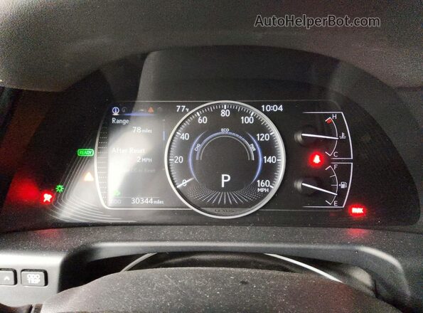58ADA1C10SU067397 2025 LEXUS ES White Widok zestawu wskaźników