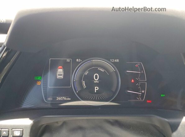 58ADA1C11RU049940 2024 LEXUS ES Silver ხელსაწყოთა პანელის ხედი