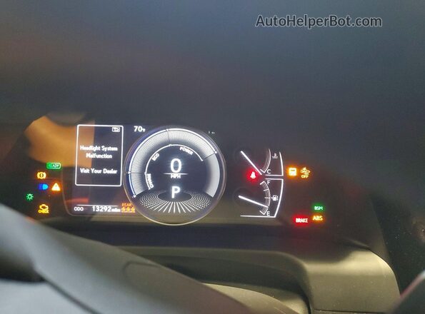58ADA1C12RU054242 2024 LEXUS ES Gray Vista del cuadro de instrumentos