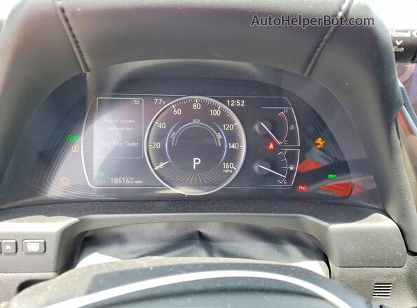 58ADA1C13MU005933 2021 LEXUS ES Charcoal Սարքավորումների վահանակի տեսք