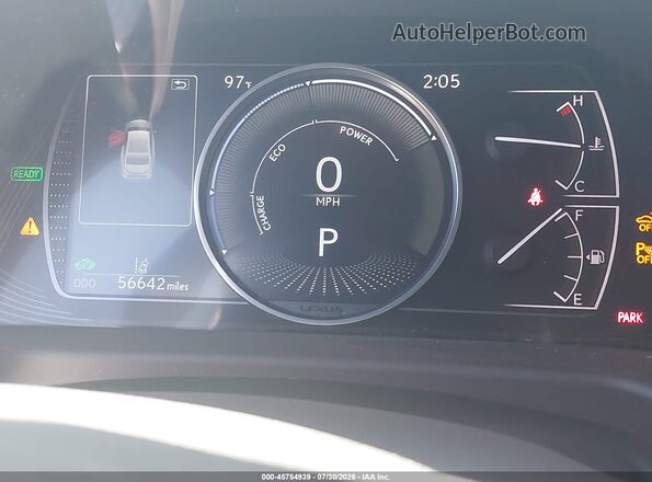 58ADA1C14MU003768 2021 LEXUS ES 300H White Widok tylnych siedzeń