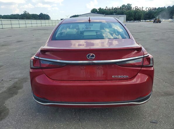 58ADA1C14NU019339 2022 LEXUS ES Burgundy Вид ззаду