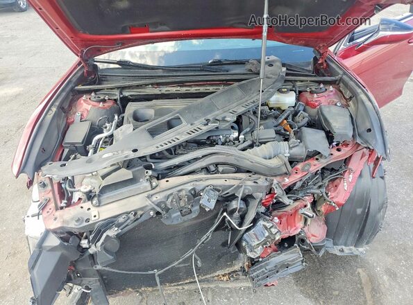 58ADA1C14NU019339 2022 LEXUS ES Burgundy Вид задньої частини салону