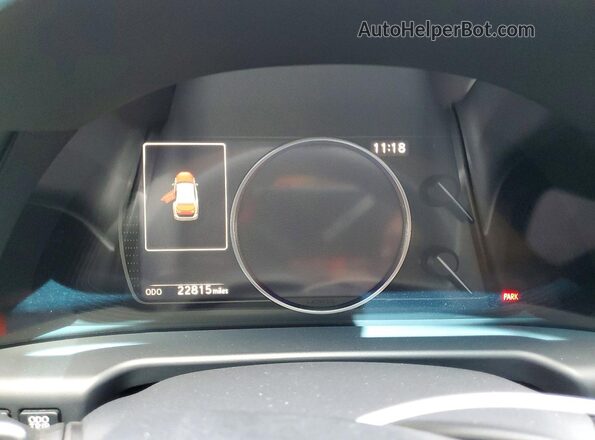 58ADA1C14SU058914 2025 LEXUS ES Черный Вид щитка приборов