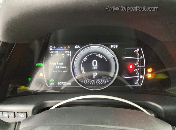 58ADA1C14SU061330 2025 LEXUS ES Черный Вид щитка приборов