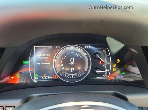 58ADA1C16PU031737 2023 LEXUS ES Gray Vista del cuadro de instrumentos