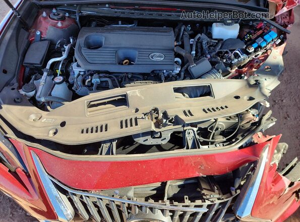 58ADA1C16RU042899 2024 LEXUS ES Red Вид задньої частини салону