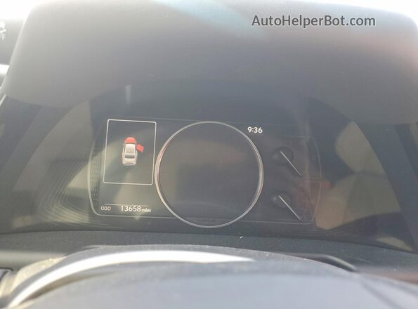 58ADA1C17RU049294 2024 LEXUS ES Gray Вид щитка приладів
