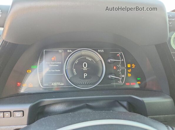 58ADA1C18PU030962 2023 LEXUS ES White Instrument cluster view
