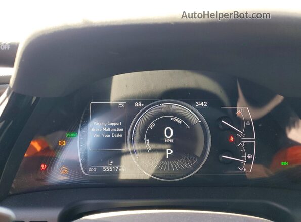 58ADA1C18RU053192 2024 LEXUS ES Gray Вид щитка приладів