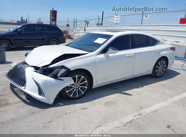 58ADA1C19MU008478 2021 LEXUS ES 300H White Առջևի ձախ երեք քառորդ տեսարան