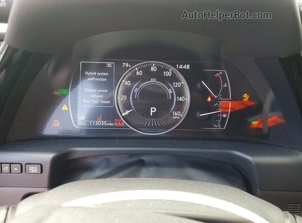 58ADA1C19NU015738 2022 LEXUS ES Серый Вид щитка приборов