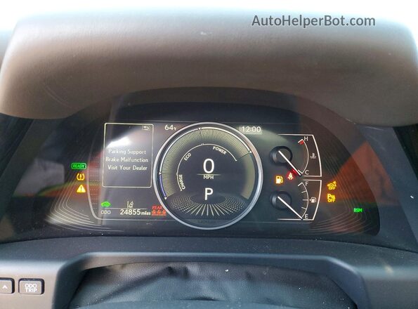 58ADA1C19SU075076 2025 LEXUS ES Black ხელსაწყოთა პანელის ხედი