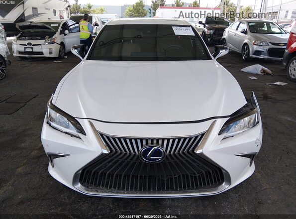 58ADA1C1XMU002589 2021 LEXUS ES 300H White ხელსაწყოთა პანელის ხედი