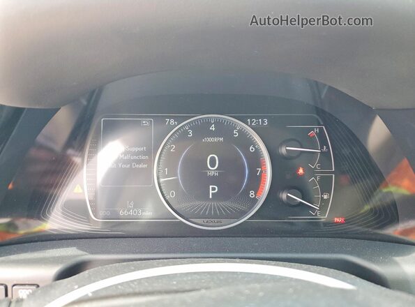 58ADZ1B10PU152483 2023 LEXUS ES Gray Vista del cuadro de instrumentos