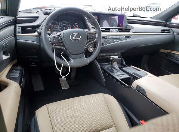58ADZ1B11LU080543 2020 LEXUS ES Tan Առջևի վահանակի տեսք