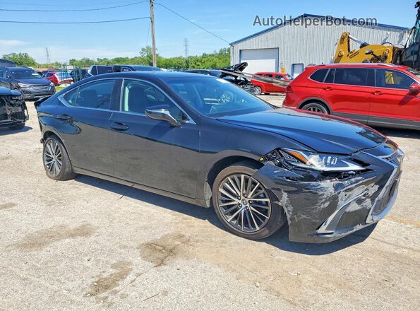 58ADZ1B11PU140553 2023 LEXUS ES Черный Передняя правая четверть
