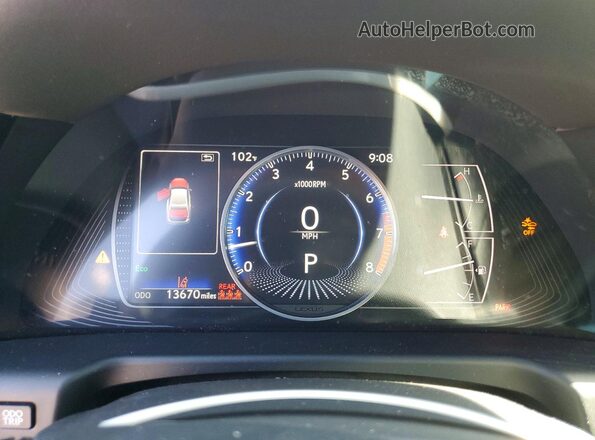 58ADZ1B11SU187929 2025 LEXUS ES Black Vista del cuadro de instrumentos