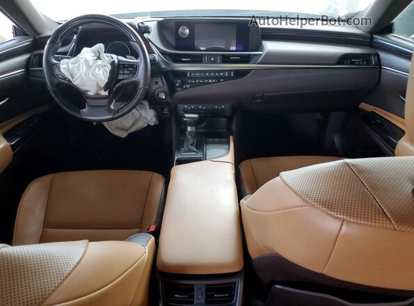 58ADZ1B12LU067753 2020 LEXUS ES Black Вид панелі приладів