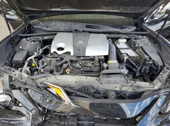 58ADZ1B12LU067753 2020 LEXUS ES Black Вид задньої частини салону