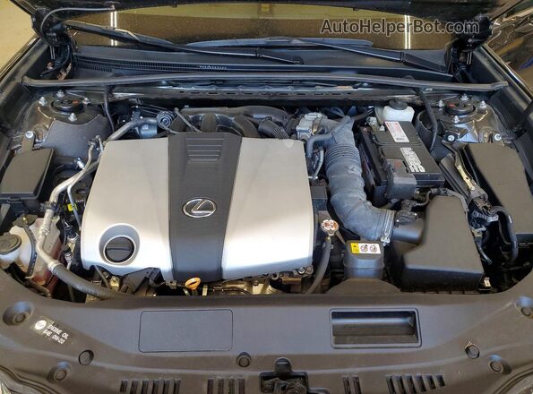 58ADZ1B12NU120809 2022 LEXUS ES Черный Вид задней части салона