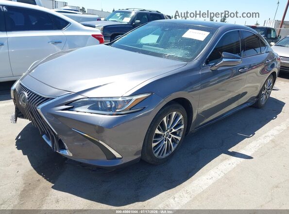 58ADZ1B14LU053076 2020 LEXUS ES 350 Gray Front left