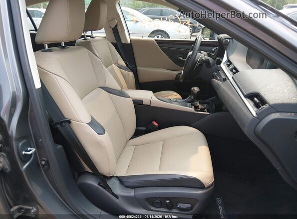 58ADZ1B14LU064594 2020 LEXUS ES 350 Gray Widok wnętrza z przodu