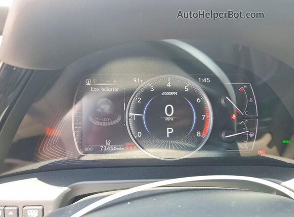 58ADZ1B14NU121394 2022 LEXUS ES Gray Vista del cuadro de instrumentos