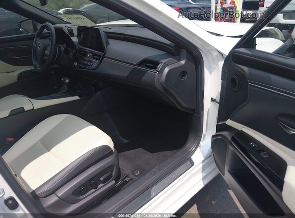 58ADZ1B14NU125526 2022 LEXUS ES 350 White Widok wnętrza z przodu