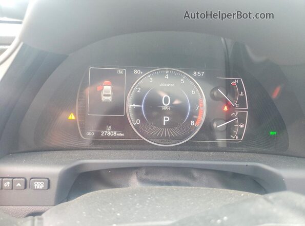 58ADZ1B14PU152423 2023 LEXUS ES Черный Вид щитка приборов