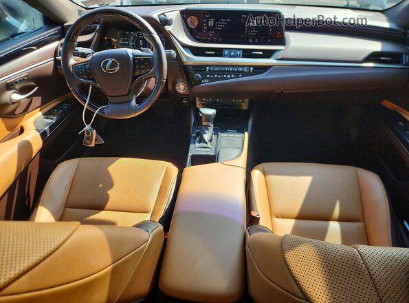 58ADZ1B15LU078844 2020 LEXUS ES Black Widok deski rozdzielczej