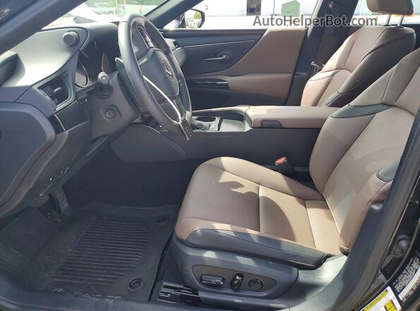 58ADZ1B15RU175938 2024 LEXUS ES Black Widok wnętrza z przodu