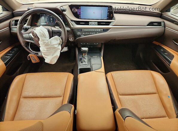 58ADZ1B16LU073216 2020 LEXUS ES White Widok deski rozdzielczej